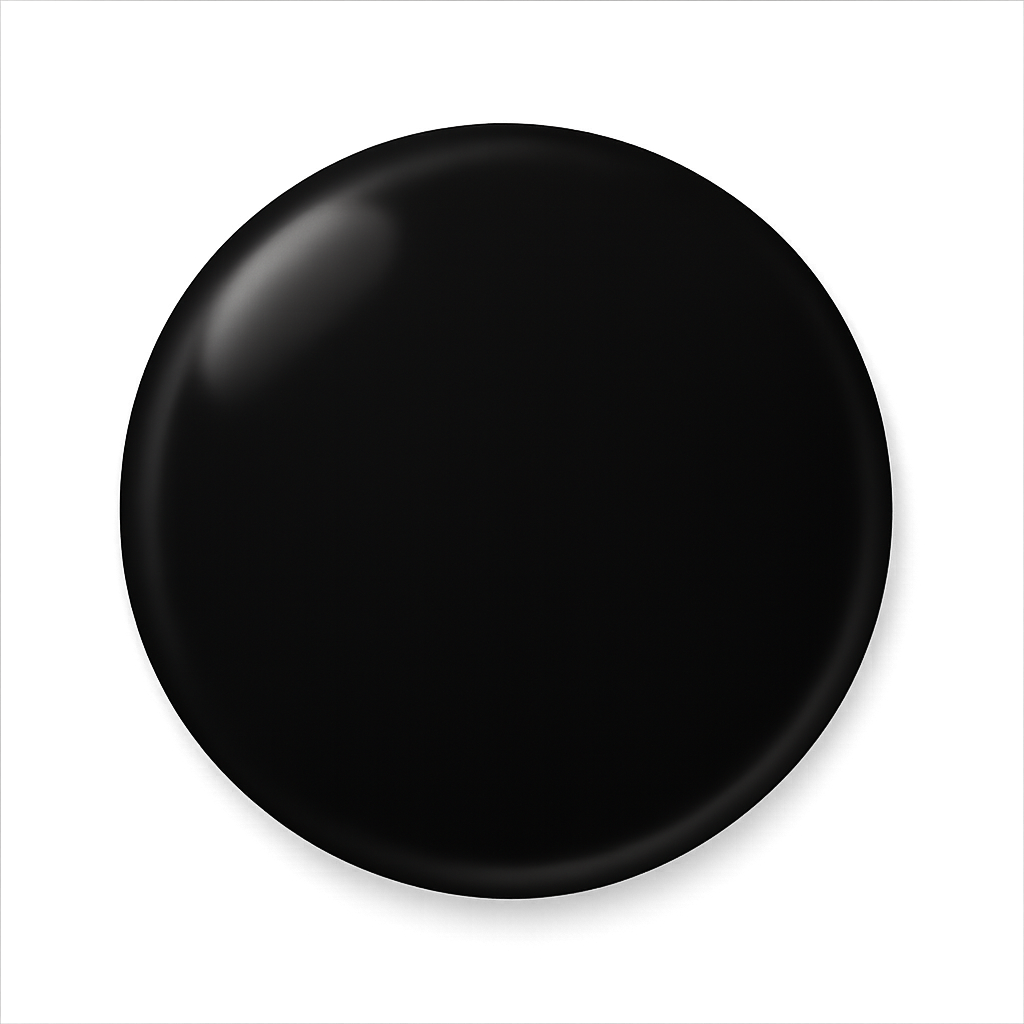 black nail polish paint swatch